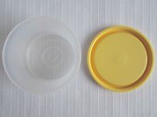 画像3: タッパーウェア　スナックカップ 透明×レモンイエロー 140ml (3)