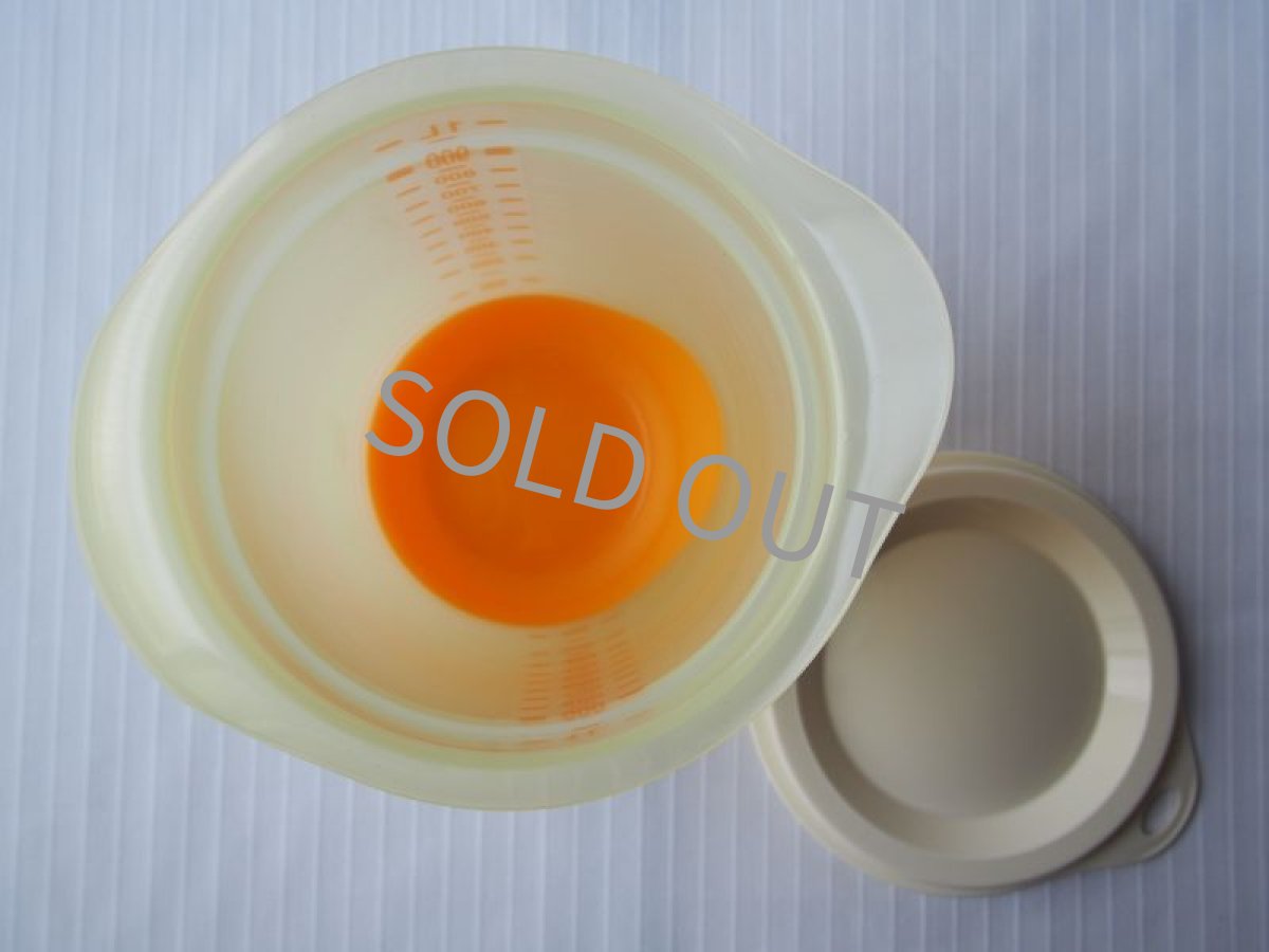 画像8: タッパーウェア　メジャージャグ　オレンジ  1Ｌ (8)