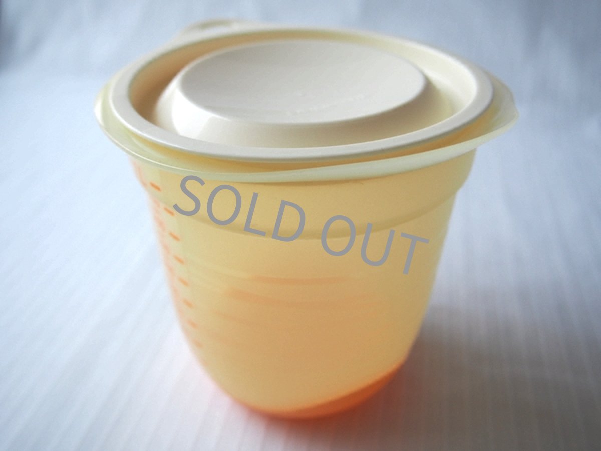 画像2: タッパーウェア　メジャージャグ　オレンジ  1Ｌ (2)