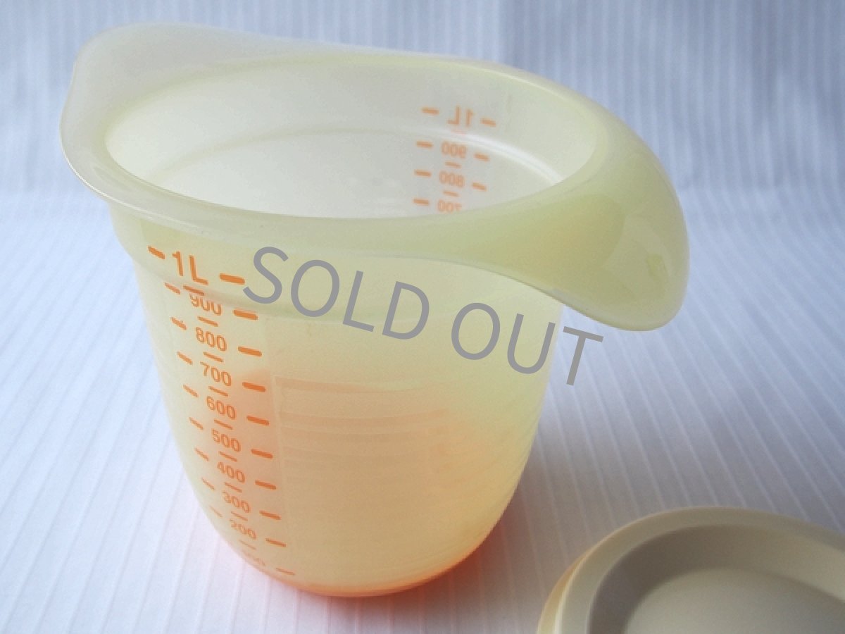 画像3: タッパーウェア　メジャージャグ　オレンジ  1Ｌ (3)