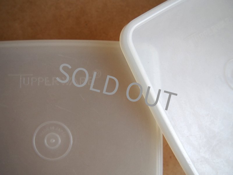 SHOP偶然と必然の間 TUPPERWARE SQUARE WHITE 750ml