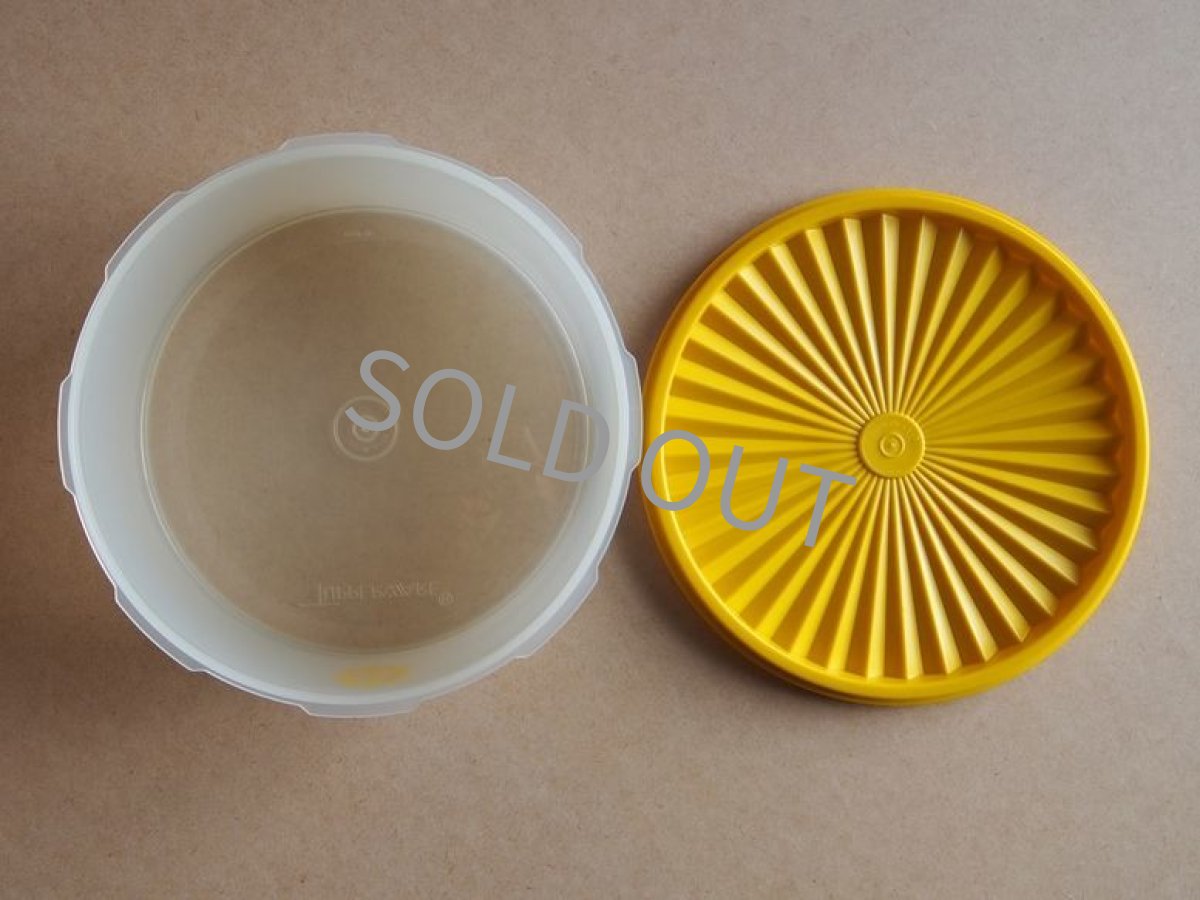 画像10: タッパーウェア　丸平型 ジュビリー イエロー (10)