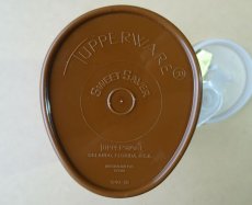 画像20: タッパーウェア　サーバーボトル 500ml 卵型 茶 ヴィンテージ タッパーちゃん (20)