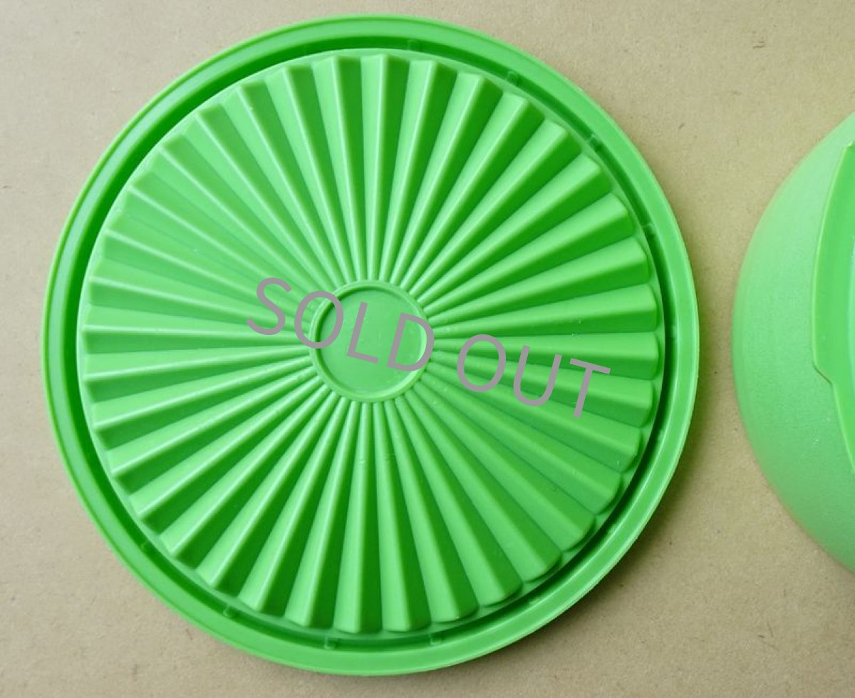 画像15: タッパーウェア　ミニデコレーター黄緑 ヴィンテージ USA製 USED (15)