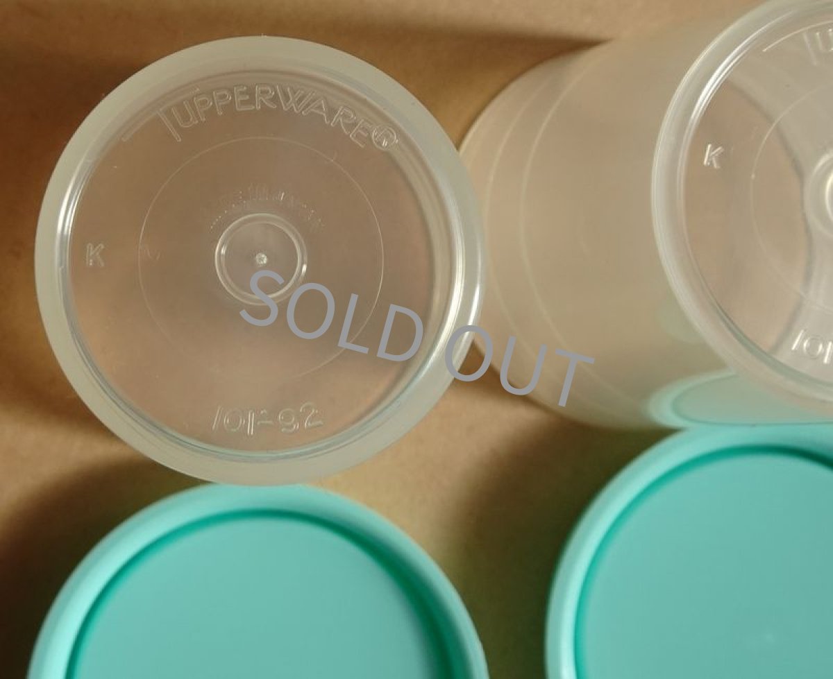 画像12: タッパーウェア　ミニコップ 2個セット　青緑 60ml (12)