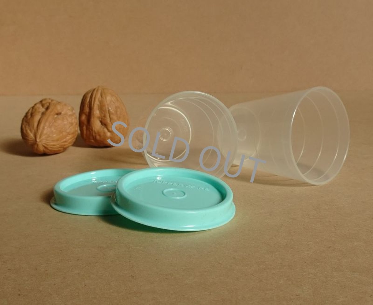 画像8: タッパーウェア　ミニコップ 2個セット　青緑 60ml (8)