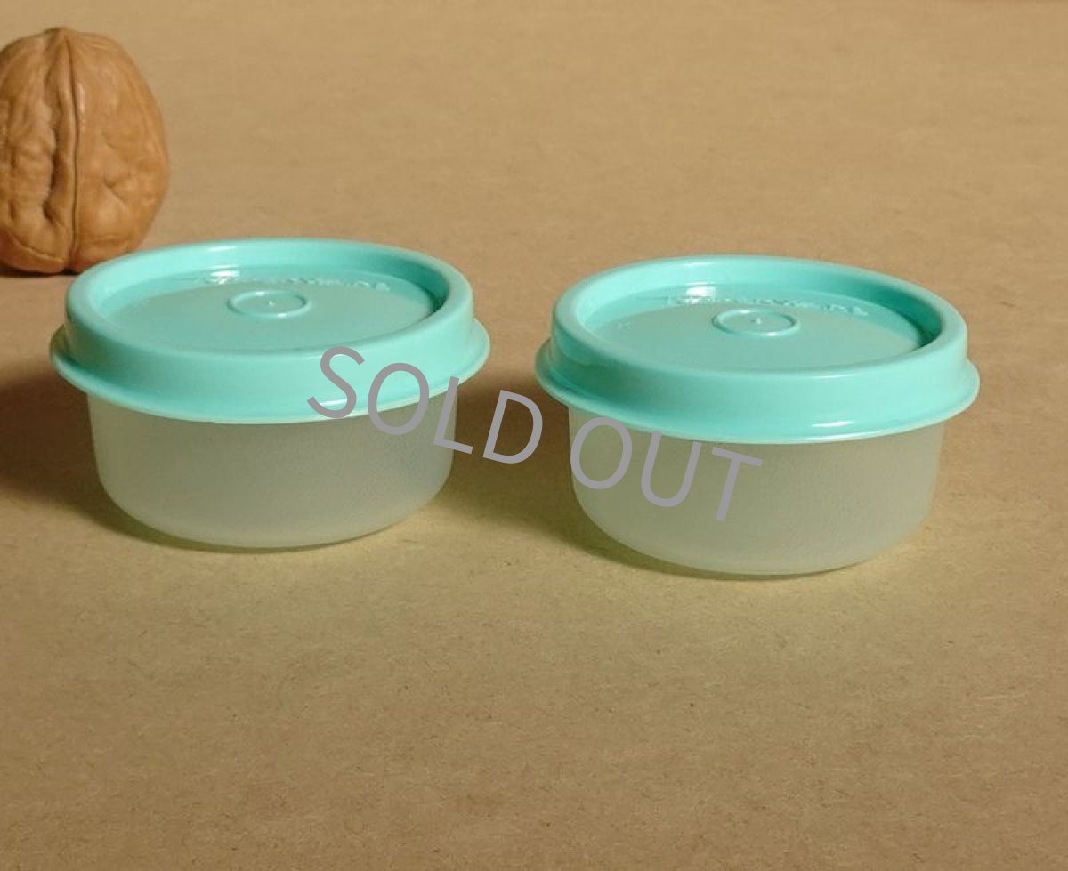 画像9: タッパーウェア　ミニボール 2個セット　青緑 30ml (9)