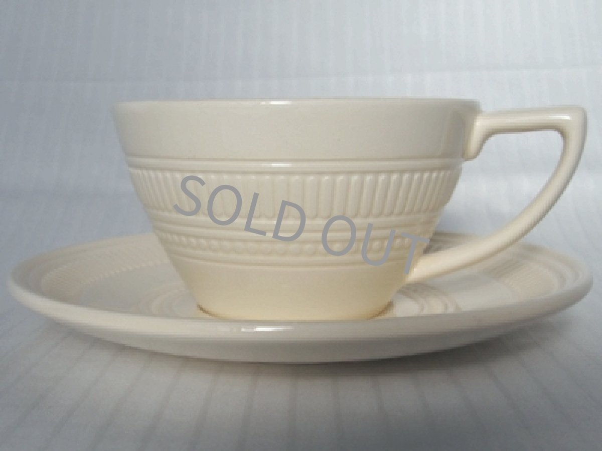 画像2: ウェッジウッド クイーンズウェア　カップ＆ソーサー　ジャスパー・コンラン インプレッション (2)