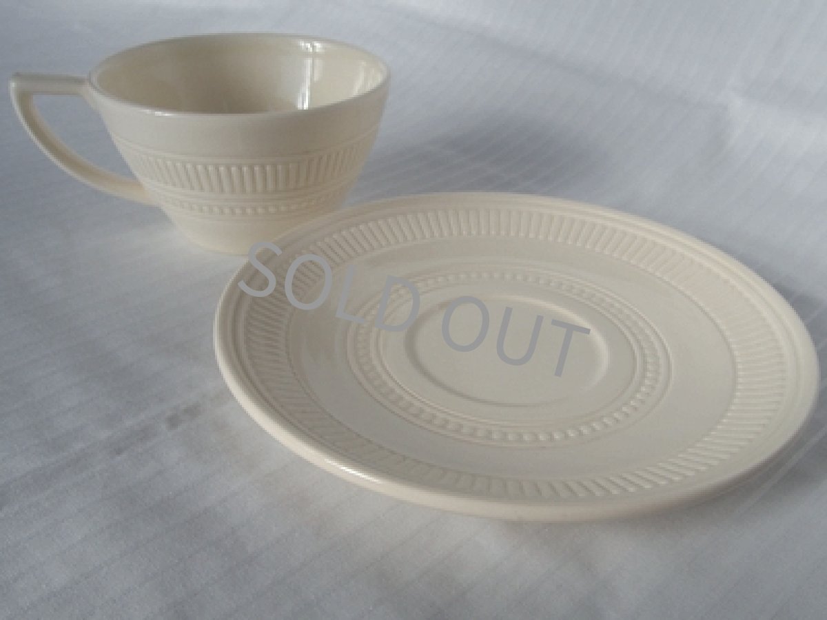 画像4: ウェッジウッド クイーンズウェア　カップ＆ソーサー　ジャスパー・コンラン インプレッション (4)