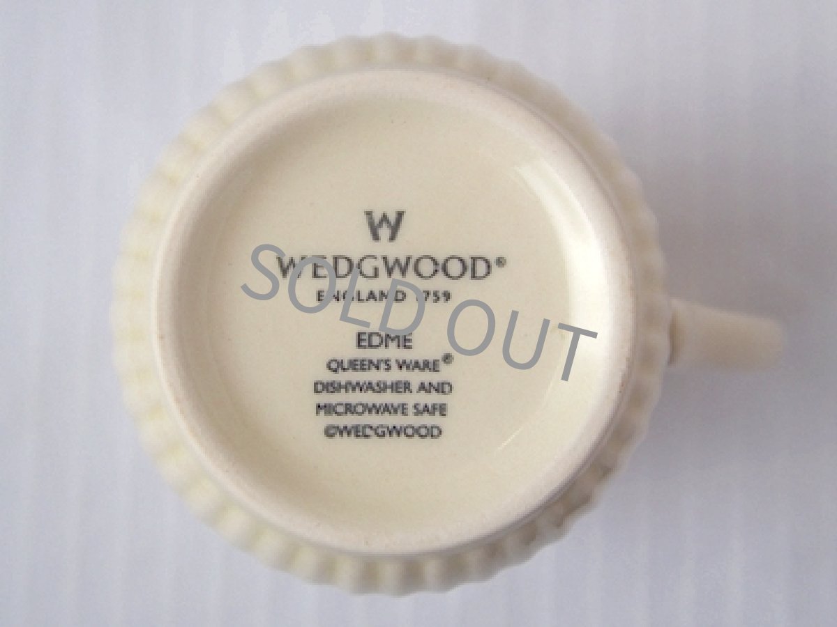 画像7: ウェッジウッド クイーンズウェア　コーヒーマグ　エドミープレーン (7)