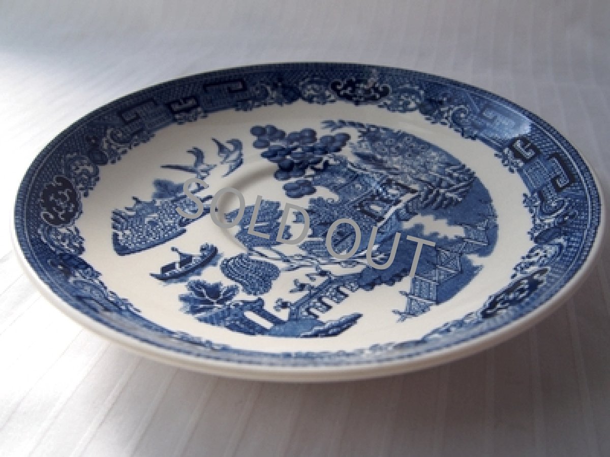 画像9: ウェッジウッド クイーンズウェア　カップ＆ソーサー　ウィロー 青(1) (9)