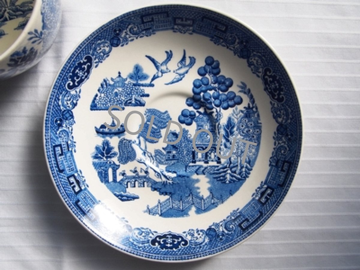 画像8: ウェッジウッド クイーンズウェア　カップ＆ソーサー　ウィロー 青(1) (8)