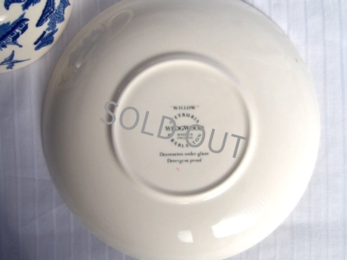 画像17: ウェッジウッド クイーンズウェア　カップ＆ソーサー　ウィロー 青(2) (17)