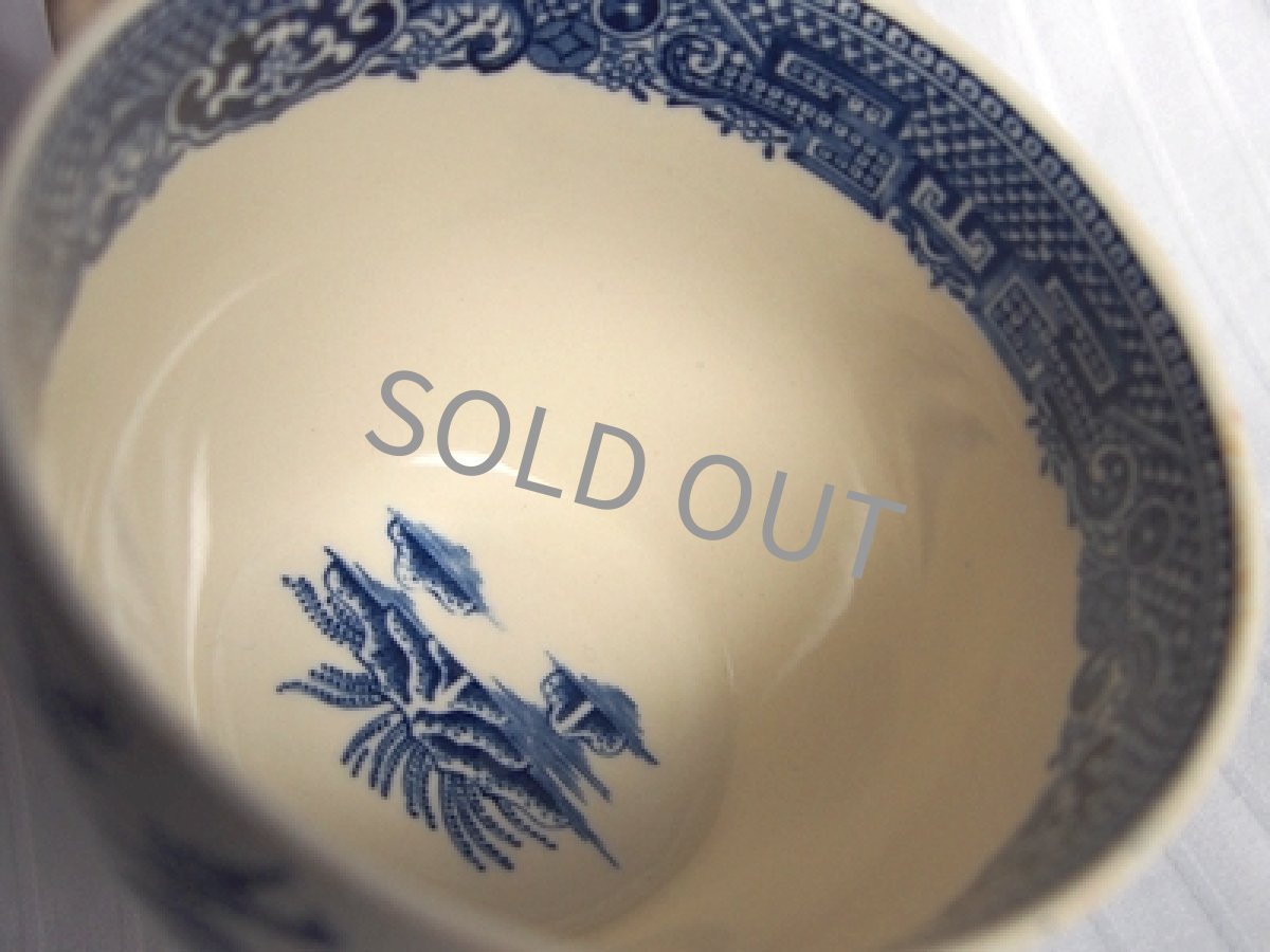 画像8: ウェッジウッド クイーンズウェア　カップ＆ソーサー　ウィロー 青(2) (8)