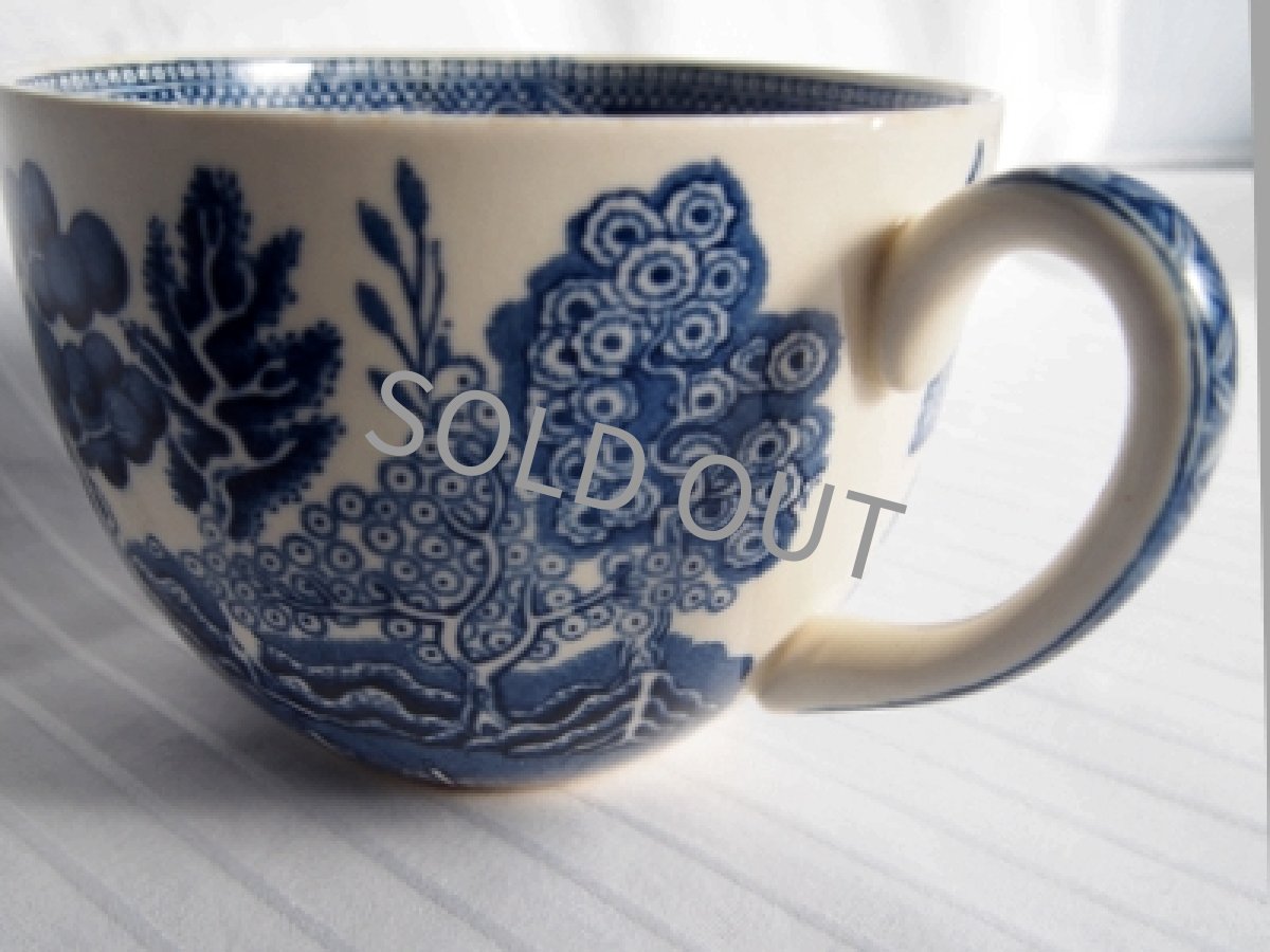 画像6: ウェッジウッド クイーンズウェア　カップ＆ソーサー　ウィロー 青(2) (6)