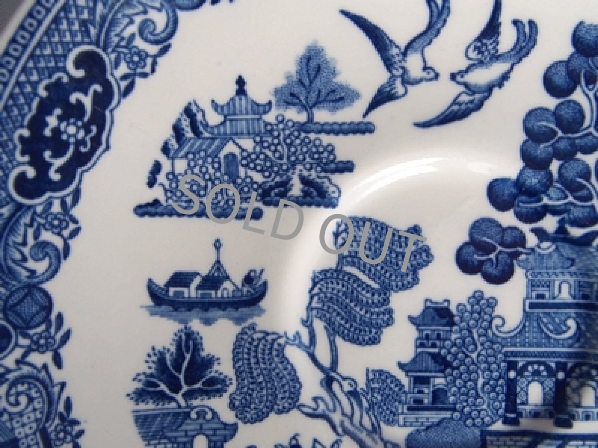 画像11: ウェッジウッド クイーンズウェア　カップ＆ソーサー　ウィロー 青(2) (11)