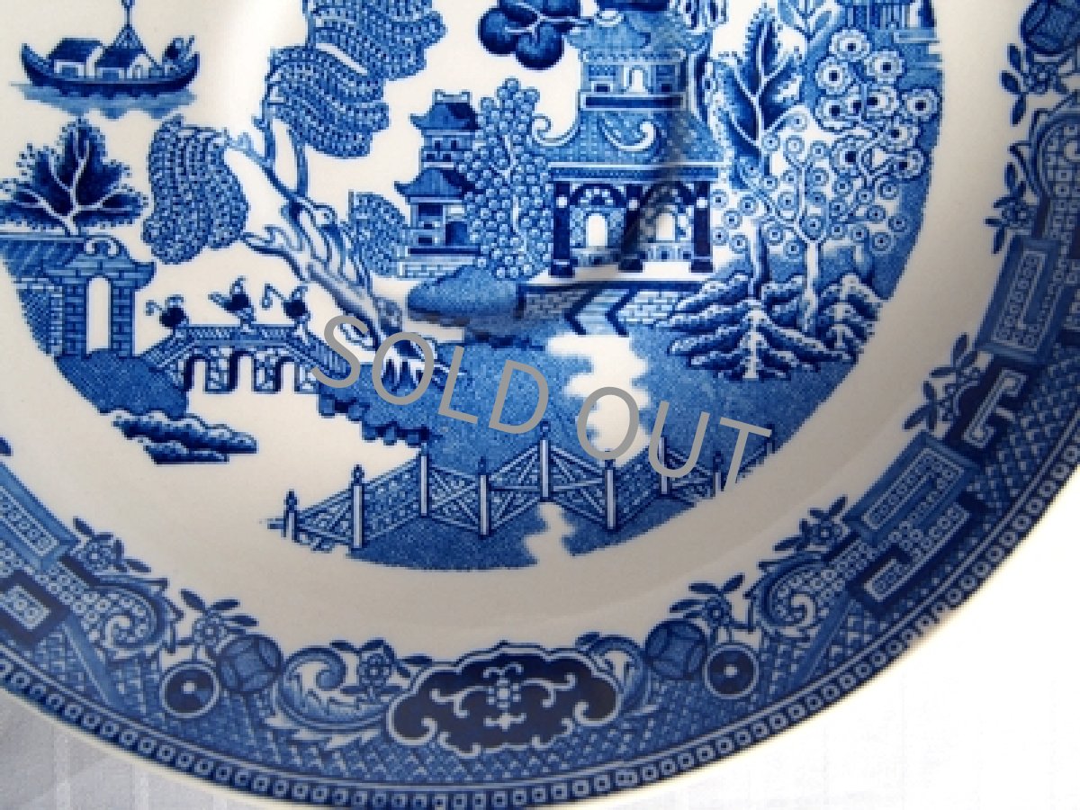 画像14: ウェッジウッド クイーンズウェア　カップ＆ソーサー　ウィロー 青(2) (14)