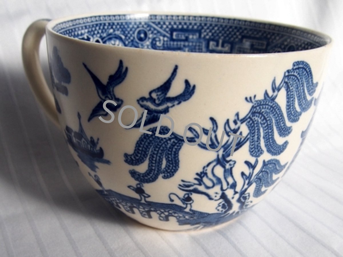 画像4: ウェッジウッド クイーンズウェア　カップ＆ソーサー　ウィロー 青(2) (4)