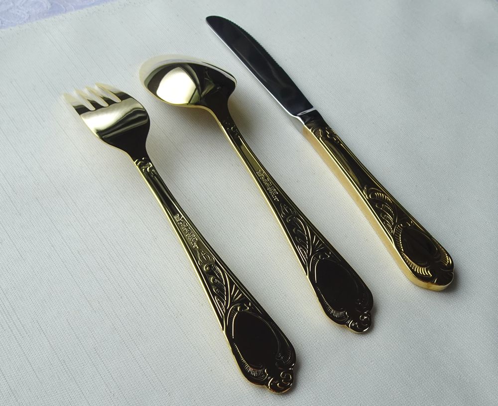 2025 お歳暮【公式】 - 人気ブランド Solingen SHOP偶然と必然の間 SBS 23/24K ROCOCO 3pieces CUTLERYS カトラリー(スプーン等)