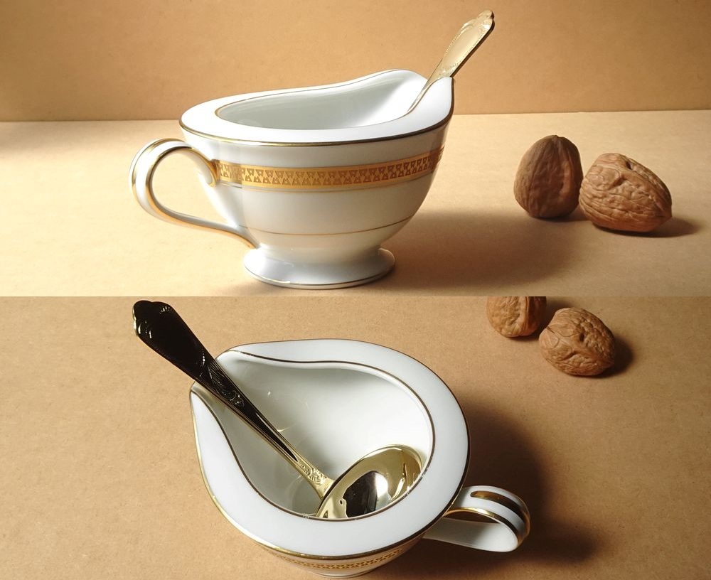 画像12: ドイツ ゾーリンゲン SBS社　ソースレードル 　23/24K 18-10ロココ (12)