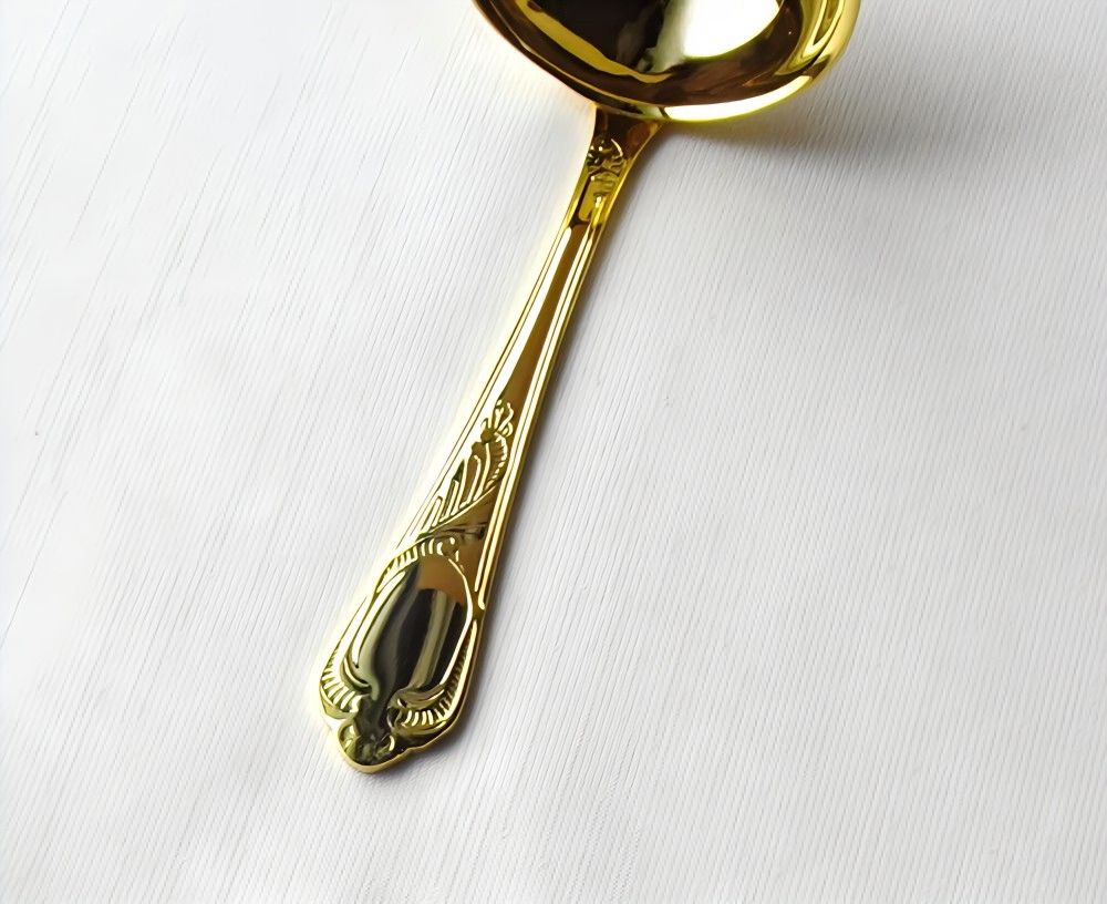 画像3: ドイツ ゾーリンゲン SBS社　ソースレードル 　23/24K 18-10ロココ (3)