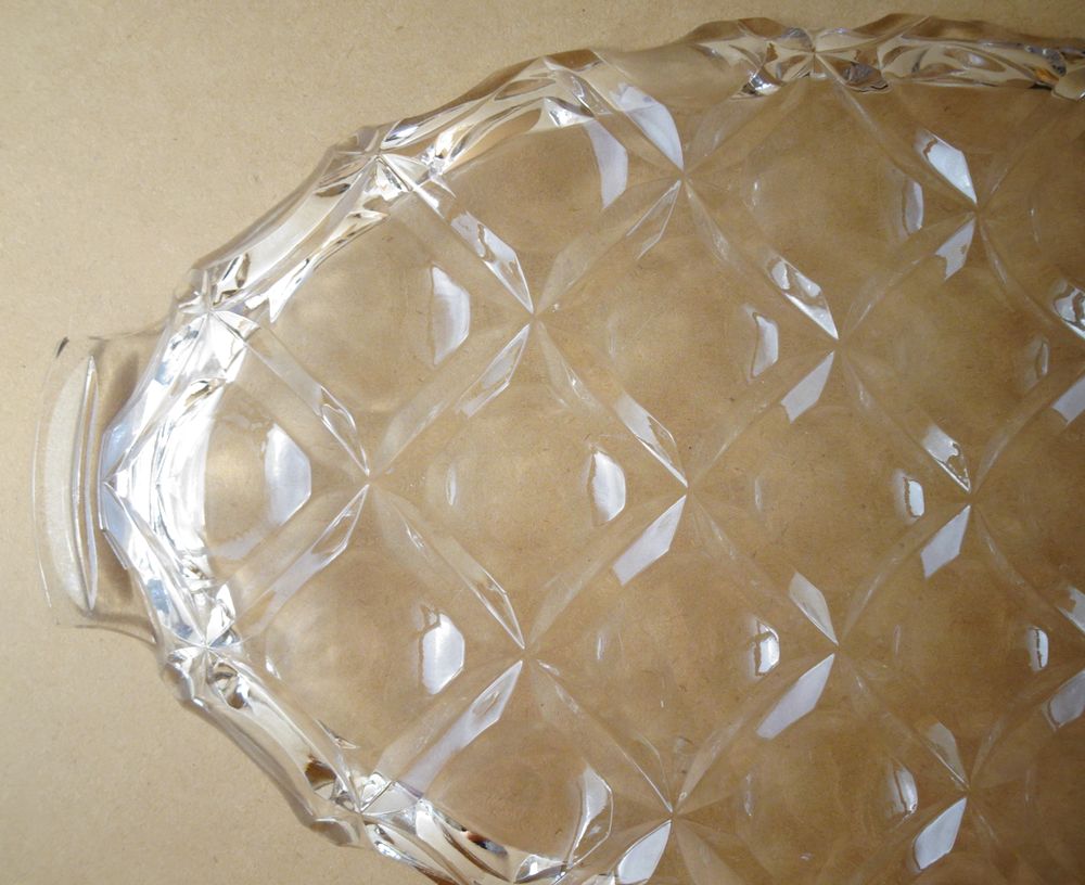 SHOP偶然と必然の間 昭和レトロ ガラストレイ ガラス皿 glass tray