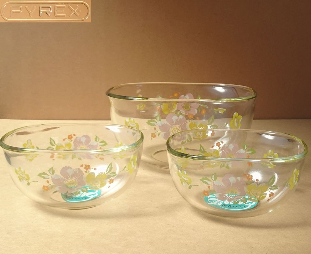 SHOP偶然と必然の間 PYREX ニューボール 3点セット 日本製 パイレックス