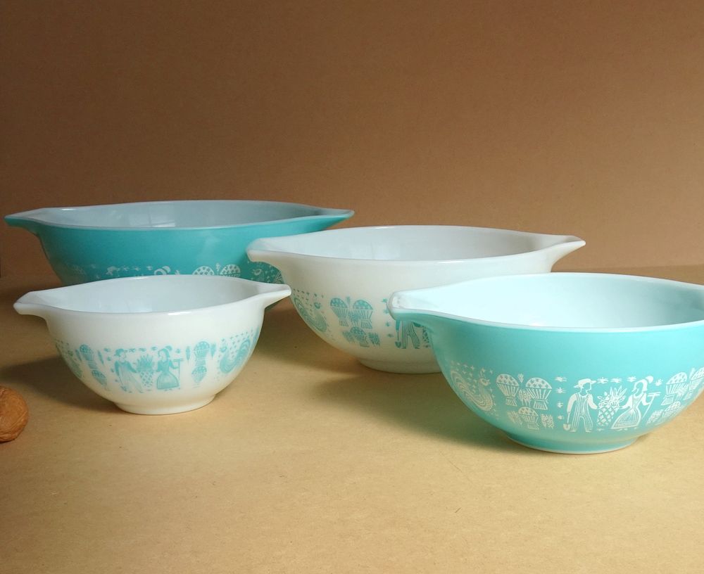 OLD Pyrex パイレックス シンデレラボウル 4点セット - 食器