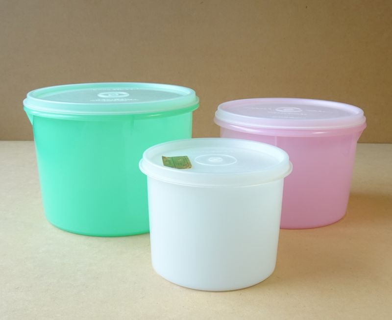 非売品 タッパーウェア ＭＭだ円用 ラベル シール（２枚）Tupperware